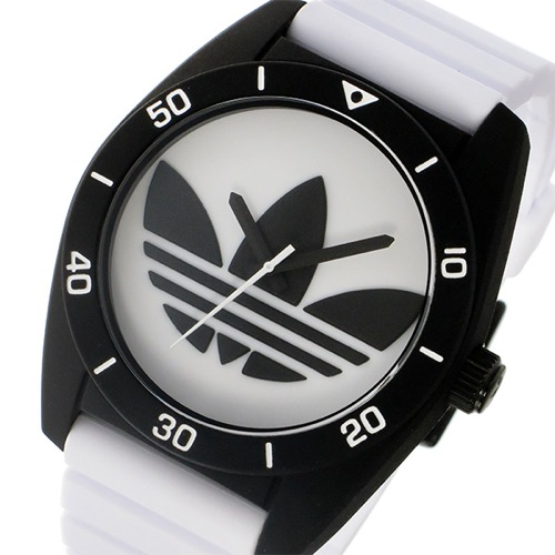 アディダス オリジナルス ORIGINALS サンティアゴ ユニセックス 腕時計 ADH3133 ホワイト/ブラック