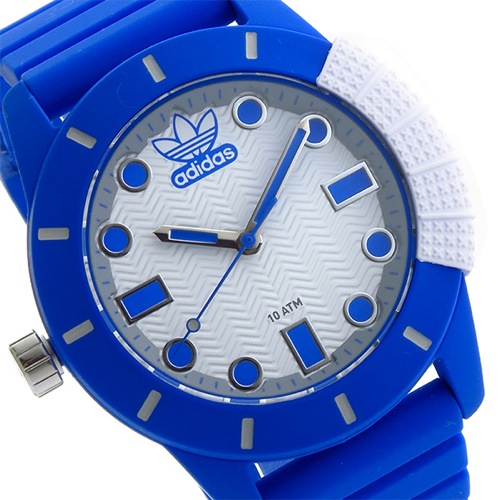 アディダス スーパースター クオーツ メンズ 腕時計 ADH3194 ホワイト/ブルー
