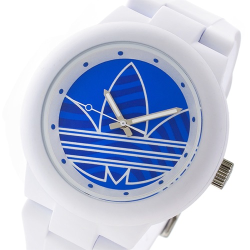 アディダス アバディーン クオーツ ユニセックス 腕時計 ADH3206 ブルー/ホワイト