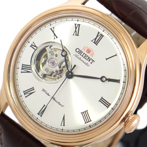 オリエント ORIENT 腕時計 メンズ SAG00001S0-B 自動巻き シルバー ブラウン