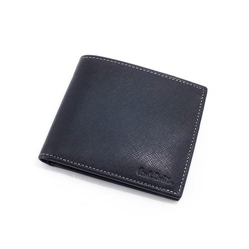 ポールスミス PAULSMITH 二つ折りメンズ 短財布 AHXA/1033/W270 ブラック