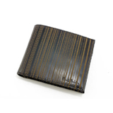 ポールスミス二つ折りメンズ 短財布 AHXA/1033/W502 ブラック×ブラウン