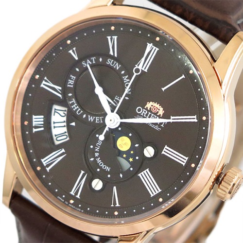 オリエント ORIENT 腕時計 メンズ SAK00003T0-B (RN-AK0002Y) 自動巻き ダークブラウン ブラウン