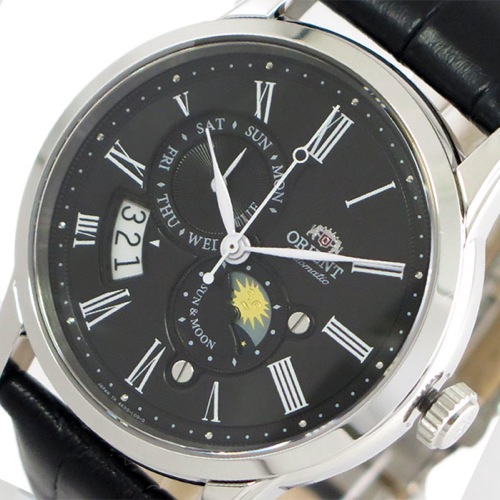 オリエント ORIENT 腕時計 メンズ SAK00004B0-B (RN-AK0003B) 自動巻き ブラック