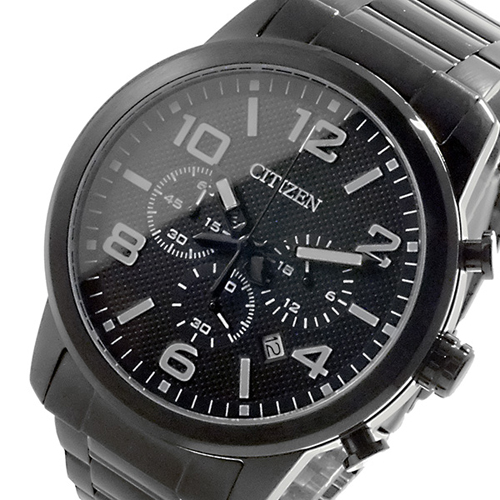 シチズン クオーツ メンズ クロノ 腕時計 AN8055-57E ブラック/ブラック