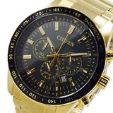 シチズン クオーツ メンズ クロノ 腕時計 AN8072-58E ブラック/ゴールド