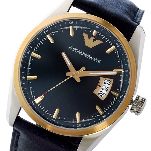 【送料無料】エンポリオ アルマーニ EMPORIO ARMANI クオーツ メンズ 腕時計 AR6123 ダークブルー - メンズブランド