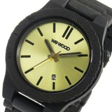 ウィーウッド 木製 メンズ 腕時計 ARROW-BLACK-GOLD ゴールド 国内正規