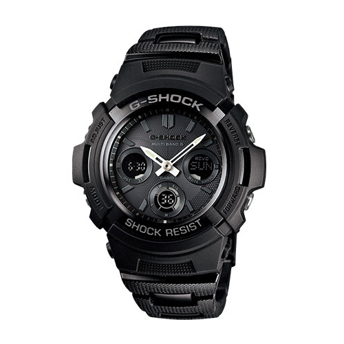 カシオ Gショック 腕時計 BLACK×BLUE AWG-M100BC-1AJF