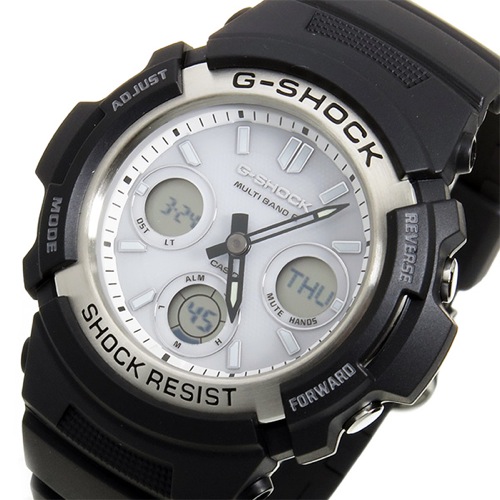 カシオ Gショック G-SHOCK クオーツ メンズ 腕時計 AWG-M100S-7A ホワイト