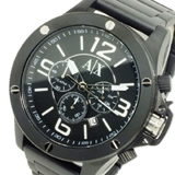 アルマーニ エクスチェンジ クオーツ メンズ クロノ 腕時計 AX1503 ブラック
