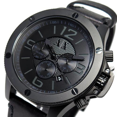 アルマーニ エクスチェンジ クオーツ クロノ メンズ 腕時計 AX1508 ブラック