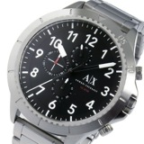 アルマーニ エクスチェンジ クロノ クオーツ メンズ 腕時計 AX1750 ブラック