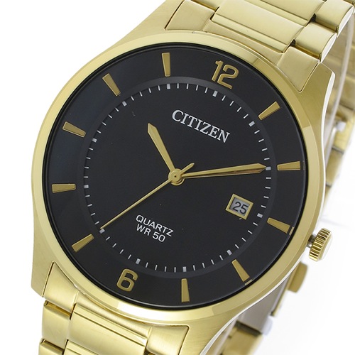 シチズン クオーツ メンズ 腕時計 BD0043-83E ブラック/ゴールド