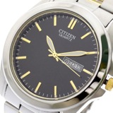 シチズン CITIZEN 腕時計 メンズ BF0584-56E クォーツ ブラック シルバー