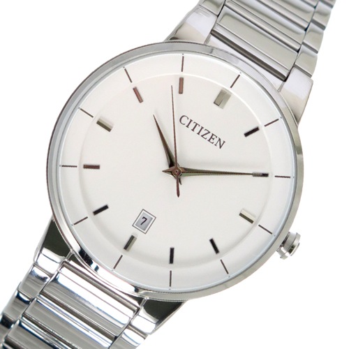 シチズン クオーツ メンズ 腕時計 BI5010-59A ホワイト