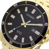 シチズン CITIZEN 腕時計 メンズ BI5052-59E クォーツ ブラック ゴールド