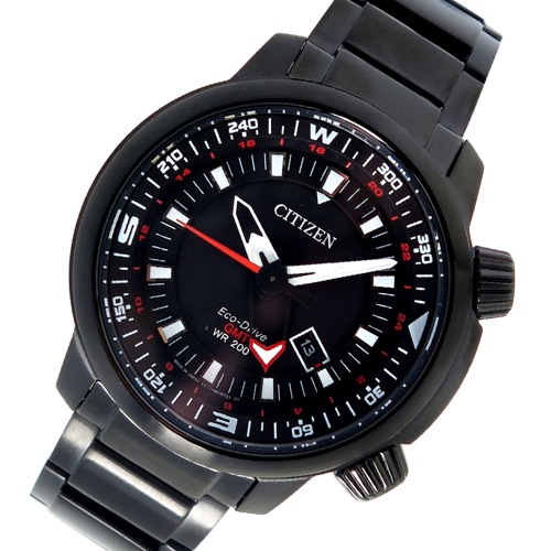 シチズン エコ・ドライブ クオーツ メンズ 腕時計 BJ7086-57E ブラック