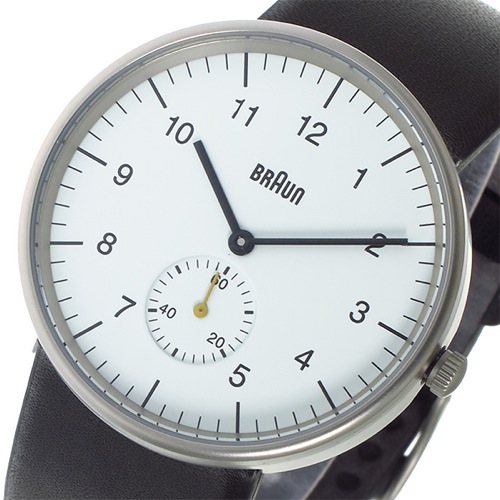 ブラウン クオーツ メンズ 腕時計 BN0024WHBKG ホワイト