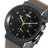 ブラウン BRAUN クロノ クオーツ メンズ 腕時計 BN0035BKBRG ブラック