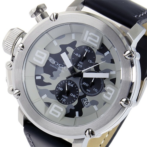 【送料無料】コグ COGU クオーツ クロノ メンズ 腕時計 C61-CGY グレーカモフラ - メンズブランドショップ グラッグ