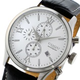 コグ クオーツ クロノ メンズ 腕時計 C65-WH ホワイト