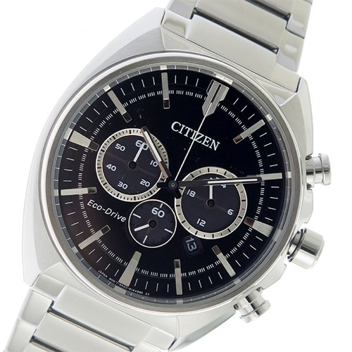 シチズン クロノ クオーツ メンズ 腕時計 CA4280-53E ブラック