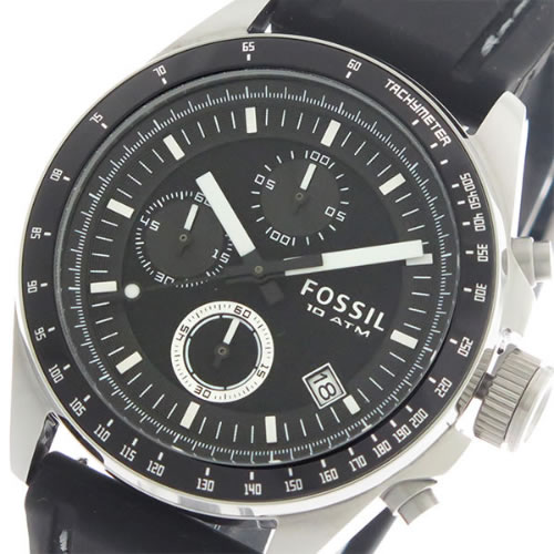 フォッシル クオーツ メンズ 腕時計 CH2573IE ブラック/ブラック