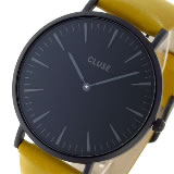 クルース CLUSE ラ・ボエーム デニムベルト 38mm クオーツ ユニセックス 腕時計 CL18508 ブラック