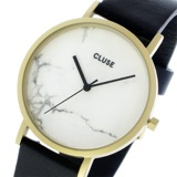 クルース CLUSE ラロッシュ 大理石モデル 38mm ユニセックス 腕時計 CL40003 ゴールド ホワイトマーブル/ブラック