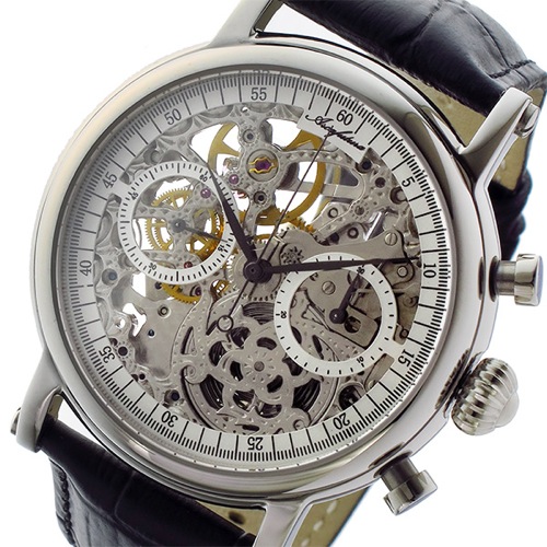 アルカ フトゥーラ 手巻き クロノ メンズ 腕時計 CW3002BK スケルトン