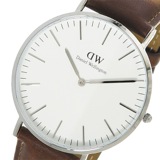 ダニエル ウェリントン クオーツ メンズ 腕時計 DW00100110 ホワイト