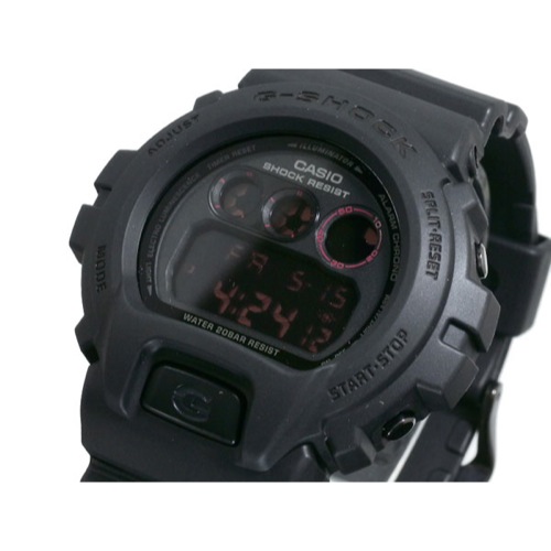 カシオ Gショック 腕時計 マットブラック レッドアイ DW6900MS-1