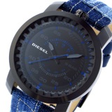 ディーゼル リグ クオーツ メンズ 腕時計 DZ1748 ブラック/パッチワークデニム