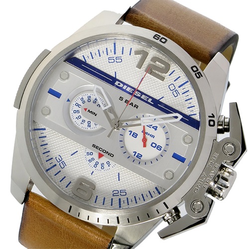 ディーゼル アイアンサイド クオーツ クロノ メンズ 腕時計 DZ4365 ホワイト