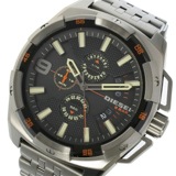 ディーゼル アイアンサイド クオーツ クロノ メンズ 腕時計 DZ4394 ブラック