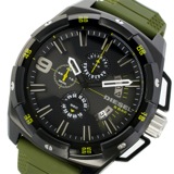 ディーゼル ヘビーウェイト クオーツ クロノ メンズ 腕時計 DZ4396 ブラック/カーキ