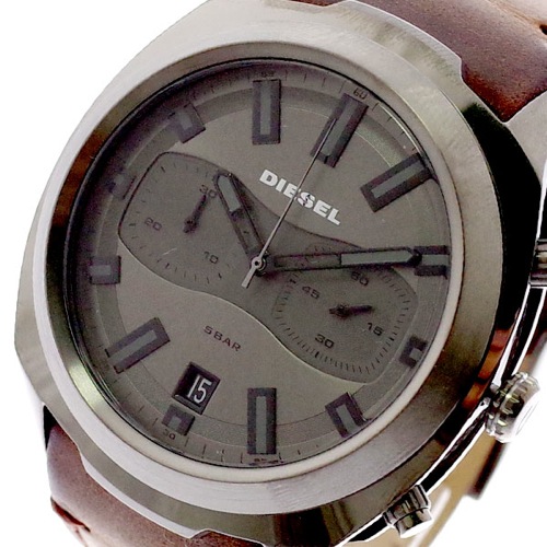 【送料無料】ディーゼル DIESEL 腕時計 メンズ DZ4491 タンブラー TUMBLER クォーツ ダークグレー ダークブラウン