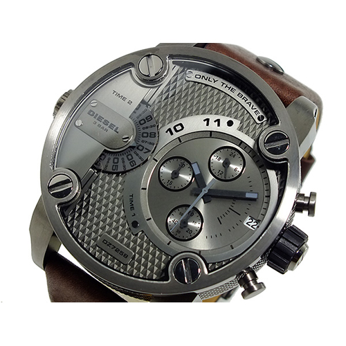 ディーゼル DIESEL クロノグラフ デュアルタイム 腕時計 DZ7258