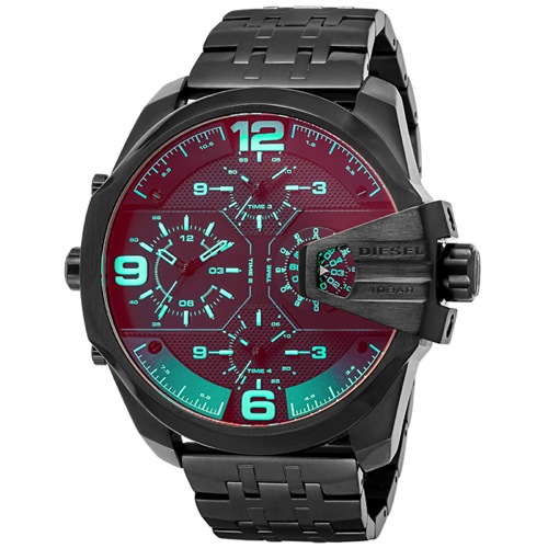 ディーゼル タイムフレーム TIMEFRAME クオーツ メンズ 腕時計 DZ7373 ブラック