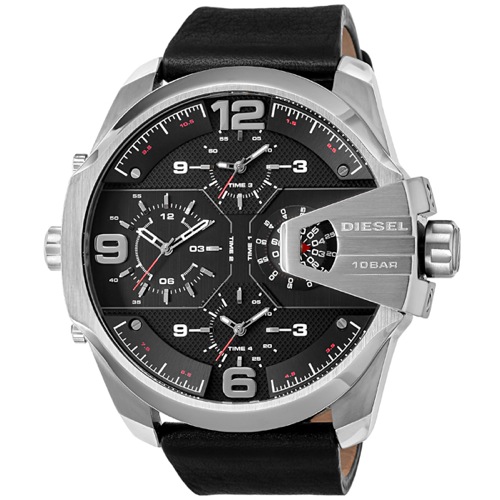 ディーゼル タイムフレーム TIMEFRAME クオーツ メンズ 腕時計 DZ7376 ブラック