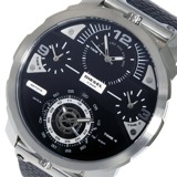 ディーゼル DIESEL マシナス 4タイム クオーツ メンズ 腕時計 DZ7379 ブラック