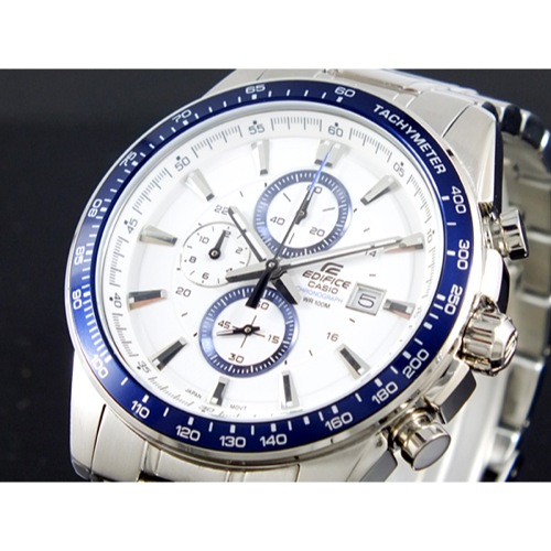 カシオ エディフィス 腕時計 EF-547D-7A2V ホワイト