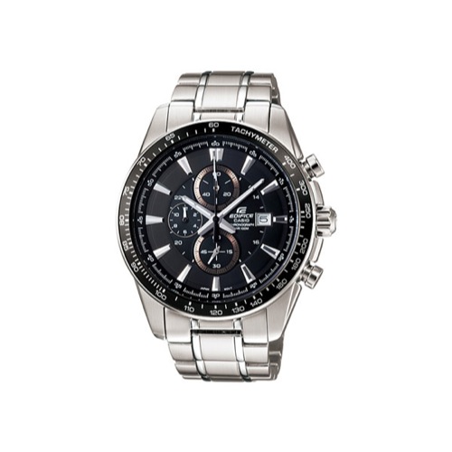 カシオ エディフィス クロノグラフ 腕時計 EF547D-1A1 ブラック