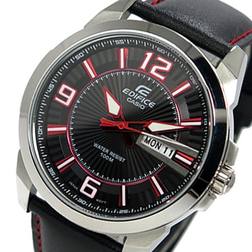 カシオ エディフィス クオーツ メンズ 腕時計 EFR-103L-1A4V レッド