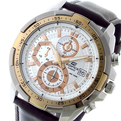 カシオ エディフィス クオーツ メンズ 腕時計 EFR-539L-7AV シルバー