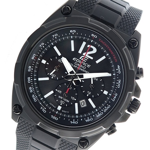 カシオ エディフィス クロノ クオーツ メンズ 腕時計 EFR-545SBPB-1B ブラック