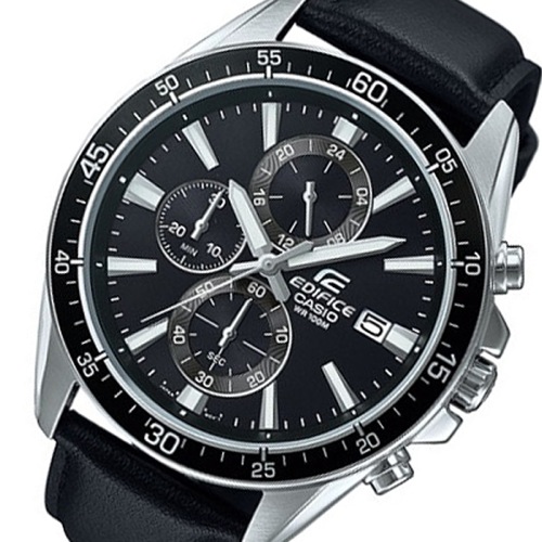 カシオ エディフィス クロノ メンズ 腕時計 EFR-546L-1A ブラック