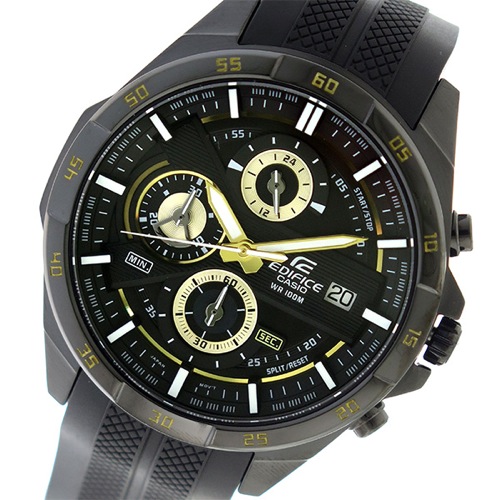 カシオ エディフィス クロノグラフ クオーツ メンズ 腕時計 EFR-556PB-1AV ブラック
