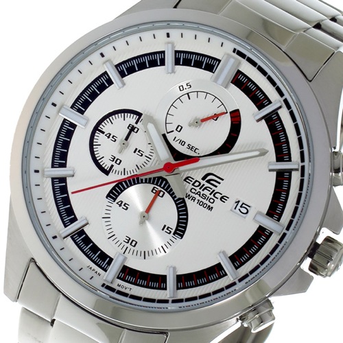 カシオ エディフィスクロノ クォーツ メンズ 腕時計 EFV520D7AV シルバー